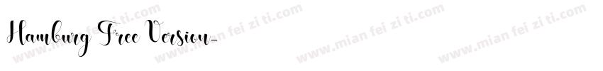 Hamburg Free Version字体转换